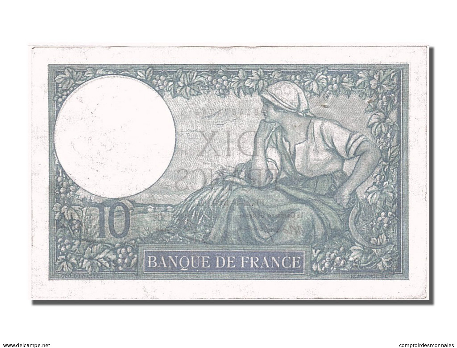 Billet, France, 10 Francs, 10 F 1916-1942 ''Minerve'', 1939, 1939-09-21, SUP+ - 10 F 1916-1942 ''Minerve''