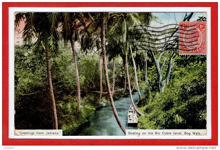 AMERIQUE - ANTILLES -  JAMAIQUE - Boating On The Rio Cobre Canal Bog Walk - Jamaïque