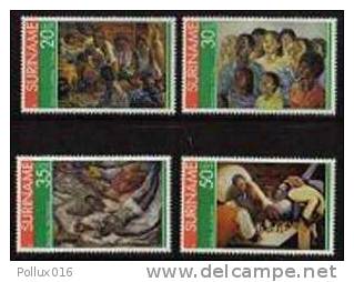 Surinam / Suriname 1976 Schilderij Painting Penture Gemalde Chess Echecs Schach MNH - Schaken