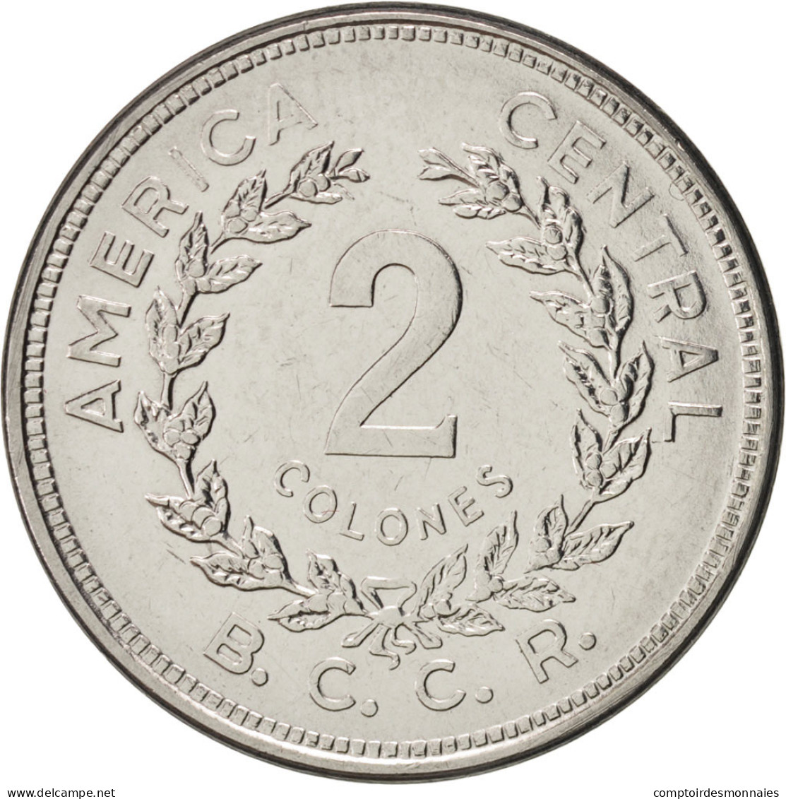 Monnaie, Costa Rica, 2 Colones, 1982, SUP+, Stainless Steel, KM:211.1 - Costa Rica