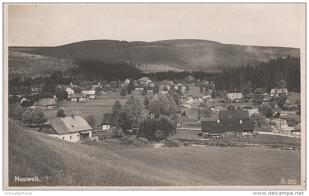 AK Riesengebirge Neuwelt Novy Svet Harrachsdorf Harrachov Bei Jakobsthal Strickerhäuser Mytiny Jakuszyce Tannwald - Sudeten