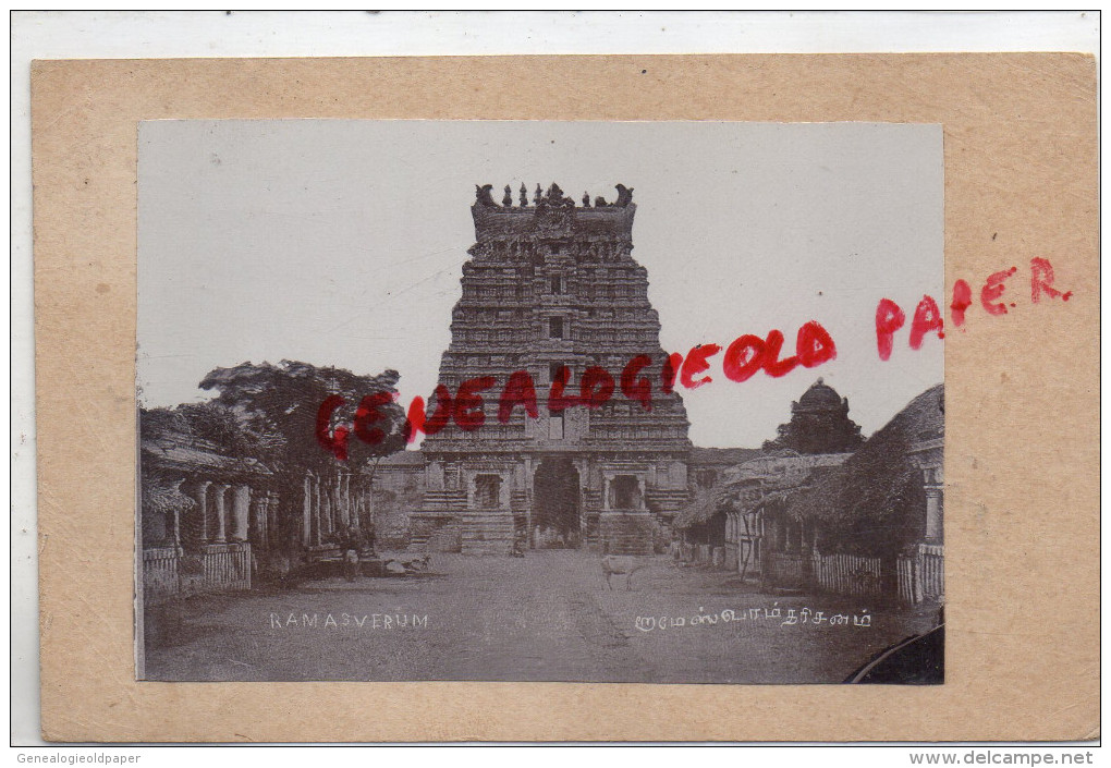 INDE - MADRAS- RAMASVERUM - CARTE PHOTO 1914 - Inde