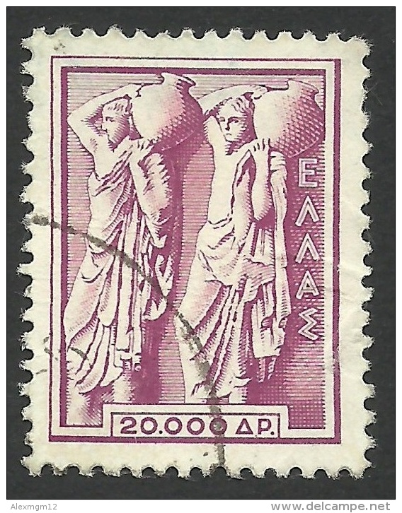 Greece, 20000 D. 1954, Sc # 567, Mi # 614, Used - Used Stamps