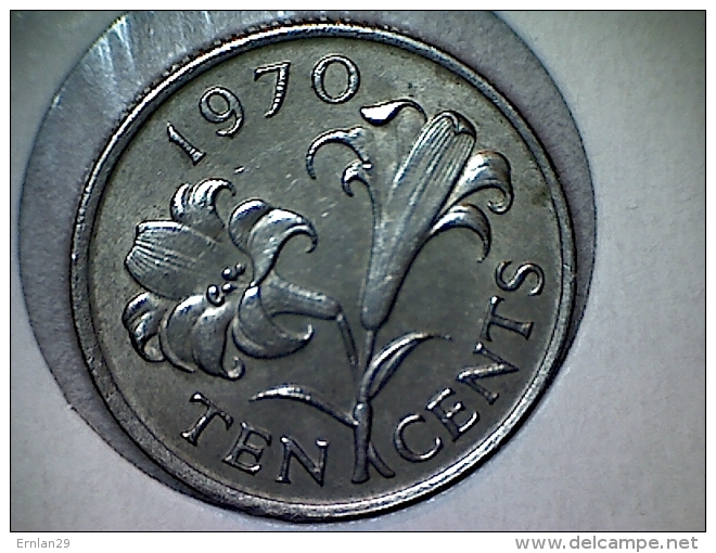 Bermudes 10 Cents 1970 - Bermuda
