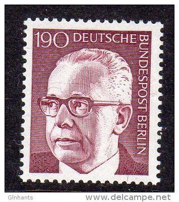 GERMANY BERLIN - 1973 PRESIDENT HEINEMANN 190pf FINE MNH ** SG B371 - Nuovi