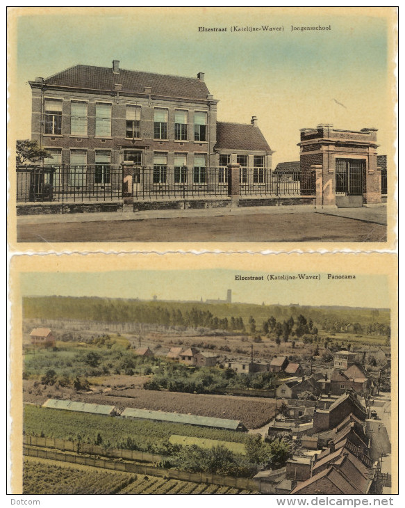 SINT KATELIJNE WAVER - Elzestraat - Jongensschool & Panorama - Sint-Katelijne-Waver