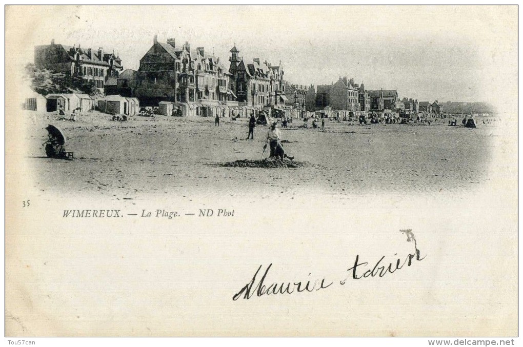 WIMEREUX - PAS DE CALAIS -  (62)  -  CPA PRECURSEUR ANIMEE DE 1901. - Autres & Non Classés