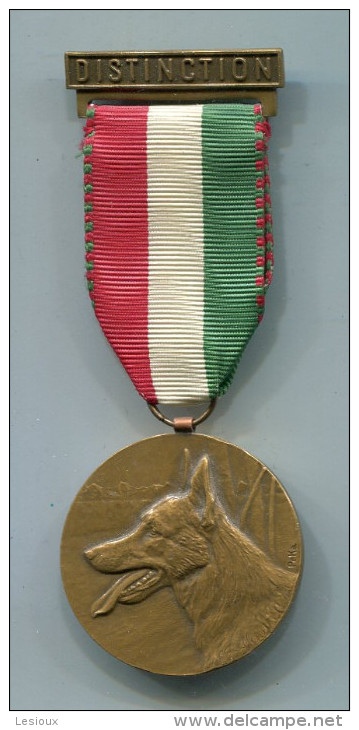 M409 MEDAILLE SUISSE MAITRE CHIEN BERGER ALLEMAND LOUP DISTINCTION - Autres & Non Classés