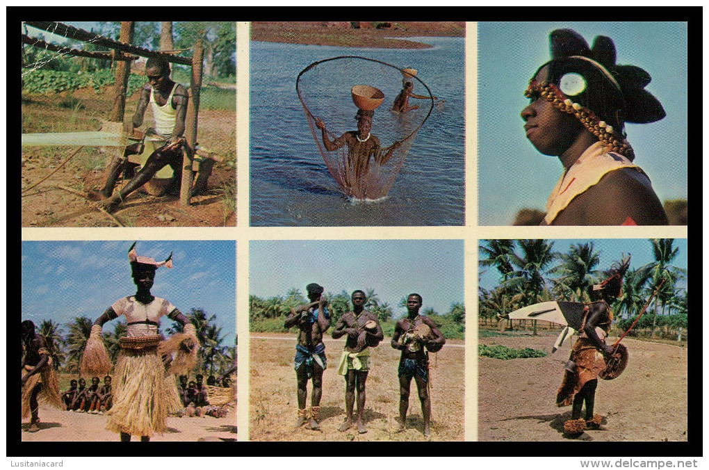 GUINÉ-BISSAU - COSTUMES -Motivos Da Guiné (Ed. Foto Serra Nº 154) Carte Postale - Guinea-Bissau