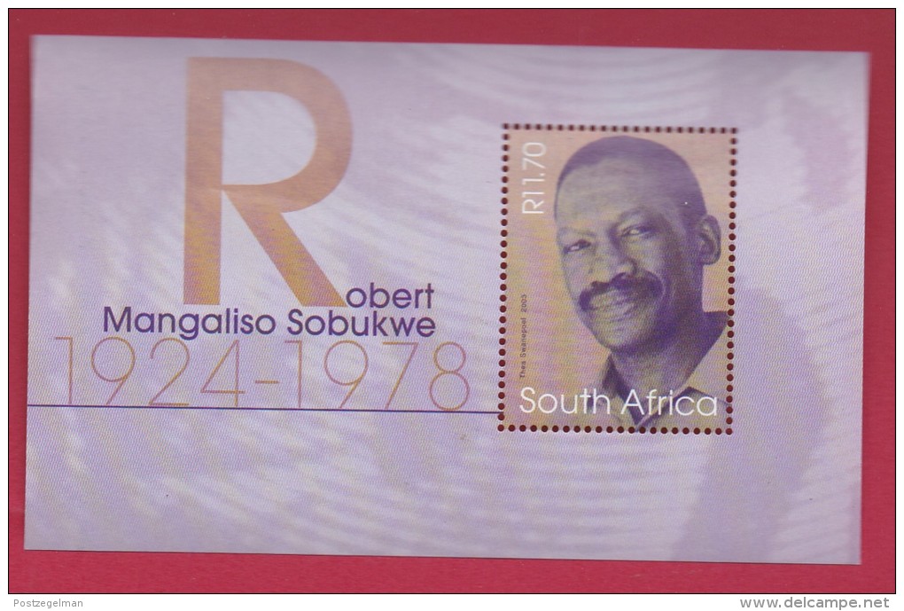 SOUTH AFRICA, 2003, MNH Block (miniature Sheet) , Robert Sobukwe,  Sa 1566, #9011 - Unused Stamps