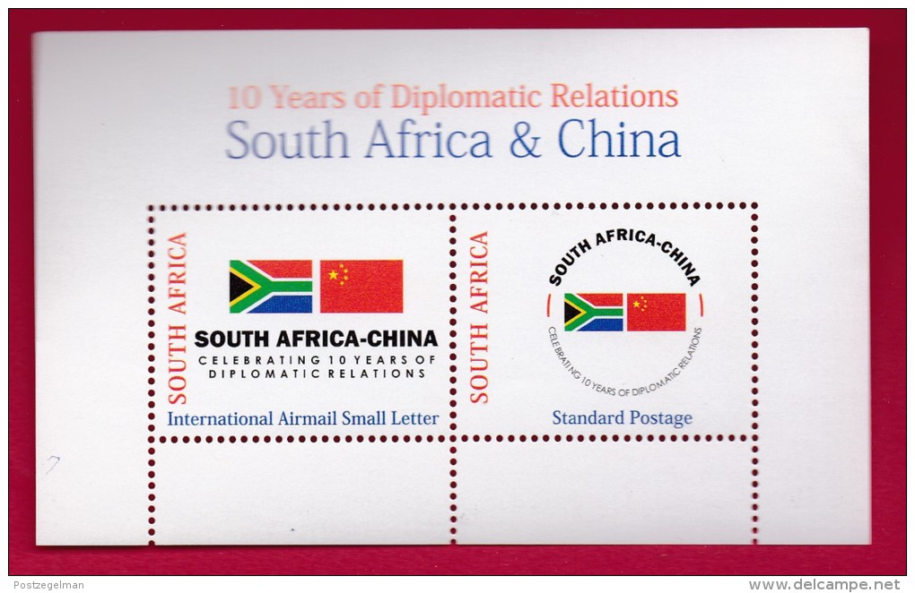 SOUTH AFRICA, 2008, MNH Block (miniature Sheet) , SA/China Relations,  Sa 1855, #9020 - Unused Stamps