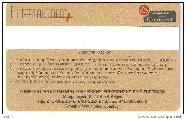 Greece-Eurobank Member Card - Geldkarten (Ablauf Min. 10 Jahre)