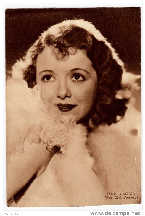 ATTORI - ATTRICI - JANET GAYNOR - Rizzoli & C. - Milano - 1936 - Vedi Retro - Attori