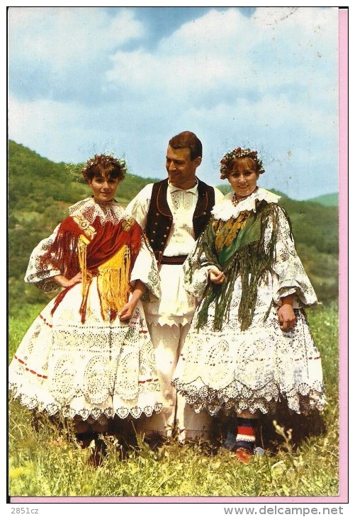 National Costume From The Surroundings Of  Valpovo, Croatia, 1967., Yugoslavia (troupe Lado, Zagreb) - Europe