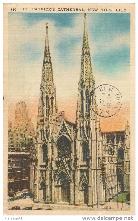CPA-1939-USA-NEW YORK-CITY- ST PATRICK CATHEDRAL-TBE - Autres Monuments, édifices