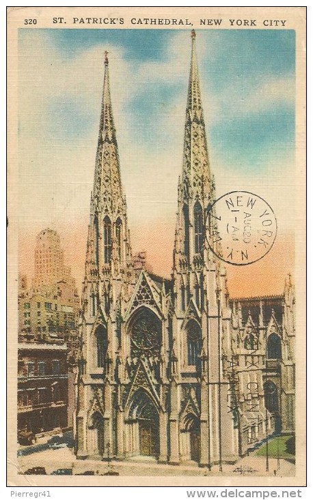 CPA-1939-USA-NEW YORK-CITY- ST PATRICK CATHEDRAL-TBE - Andere Monumente & Gebäude