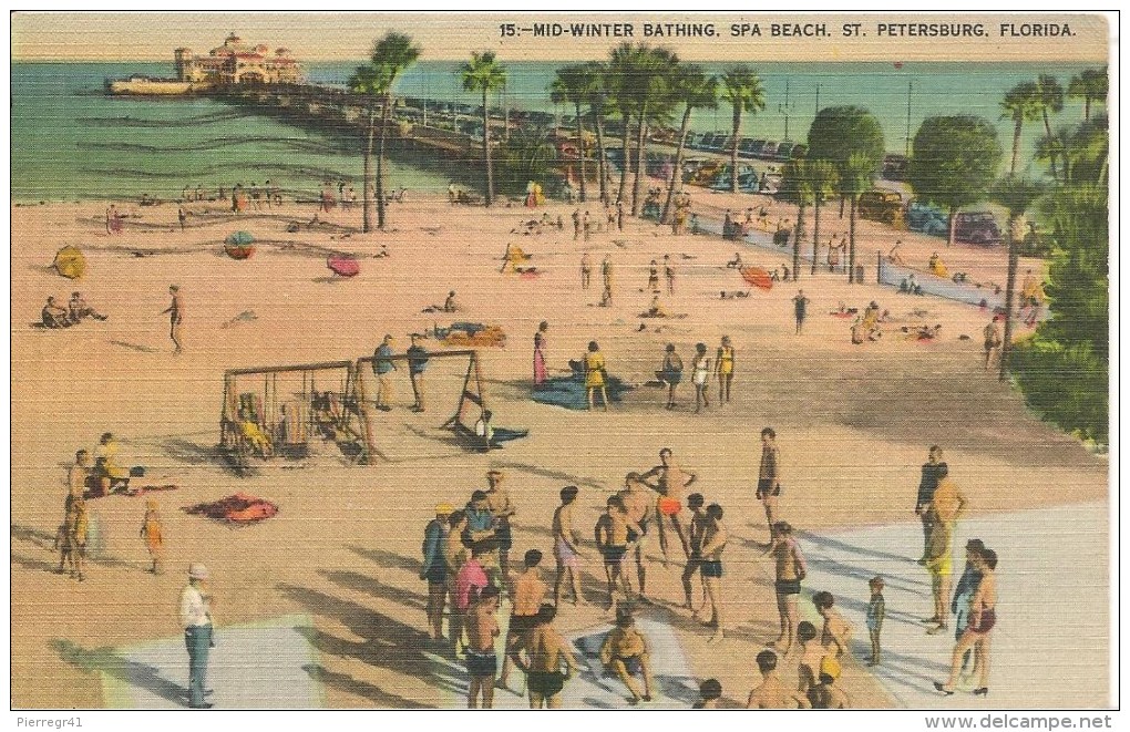 CPA-1939-USA-FLORIDE-ST PETERSBURG-SPA BEACH-TBE - St Petersburg