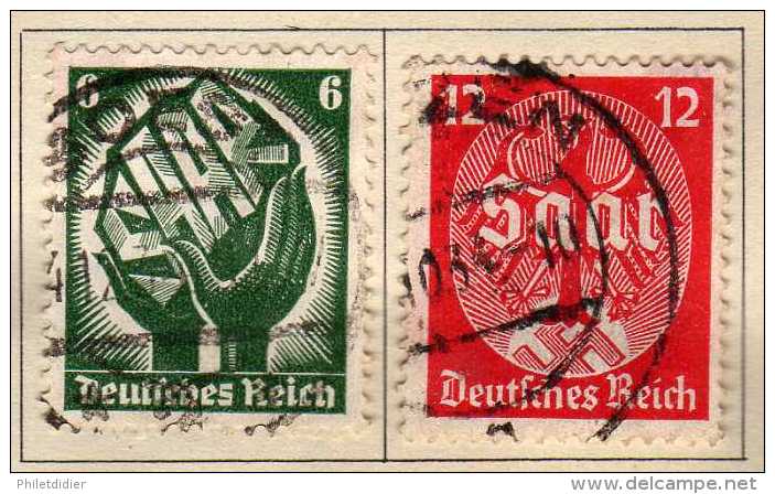 LOT DE TIMBRES ALLEMANDS - - Usati