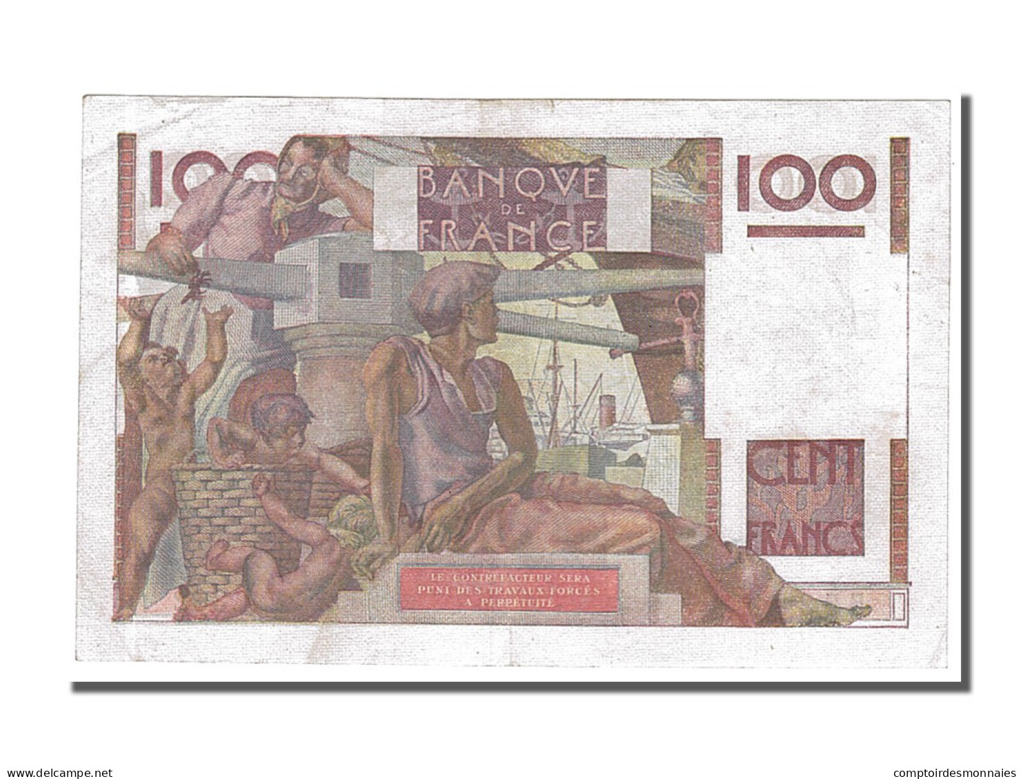 Billet, France, 100 Francs, 100 F 1945-1954 ''Jeune Paysan'', 1950, 1950-08-24 - 100 F 1945-1954 ''Jeune Paysan''