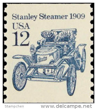1985 USA Transportation Coil Stamp Stanley Steamer Sc#2132 History Car Post - Roulettes