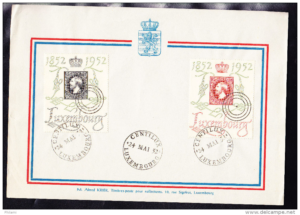 LUXEMBOURG Y&T 453/4 OBL DE L´ EXPOSITION CENTILUX. (6AL7) - Lettres & Documents