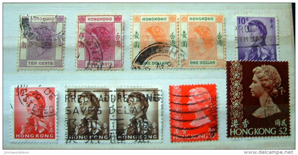 Hong Kong 1954 - 1973 Queen - Used Stamps