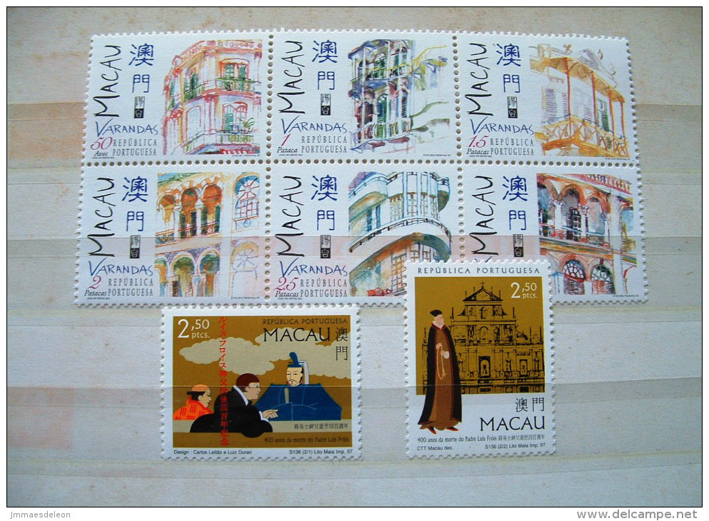 Macau 1997 - Mint Houses Buildings Paintings - Used Stamps