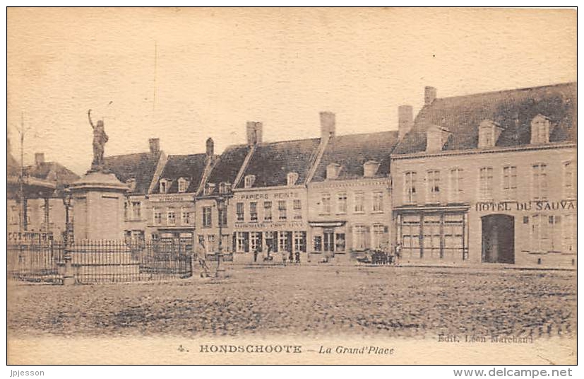 NORD  59  HONDSCHOOTE   LA GRAND'PLACE - Hondshoote