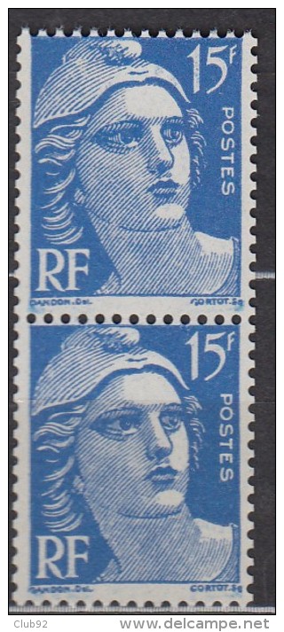 1951-N° 886d**-,( Paire + Isolé ) Type III ( Roulette)(Pour Cette Série , Tapez "MaCollecFran" Dans Moteur De Recherche - 1945-54 Marianne (Gandon)