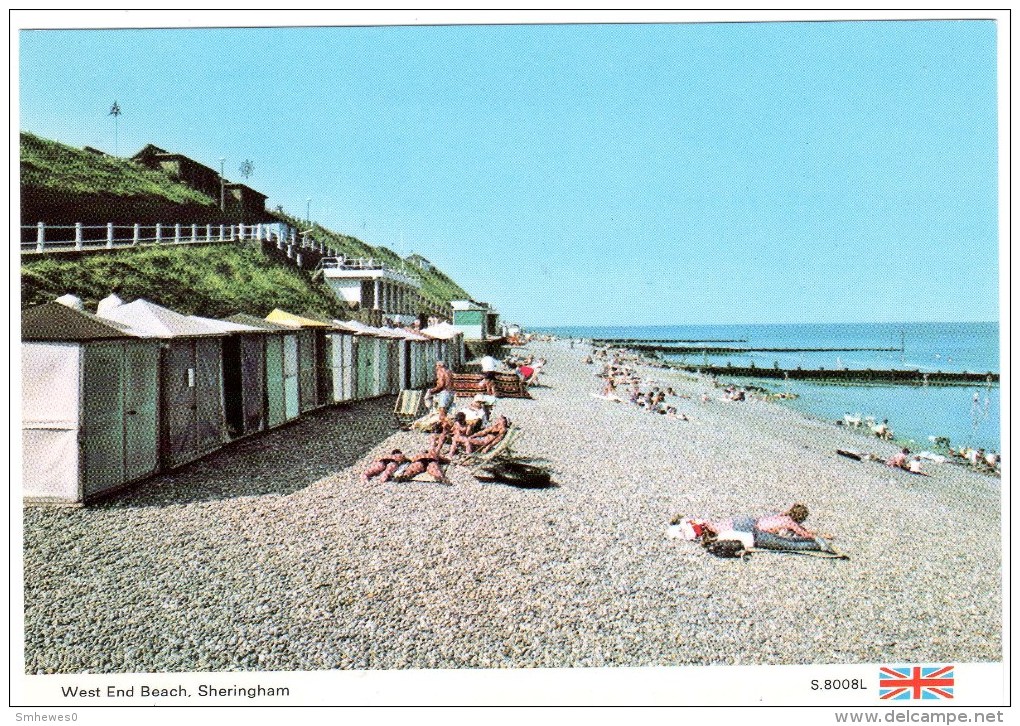 Postcard - Sheringham West End Beach, Norfolk. S.8008L - Other & Unclassified