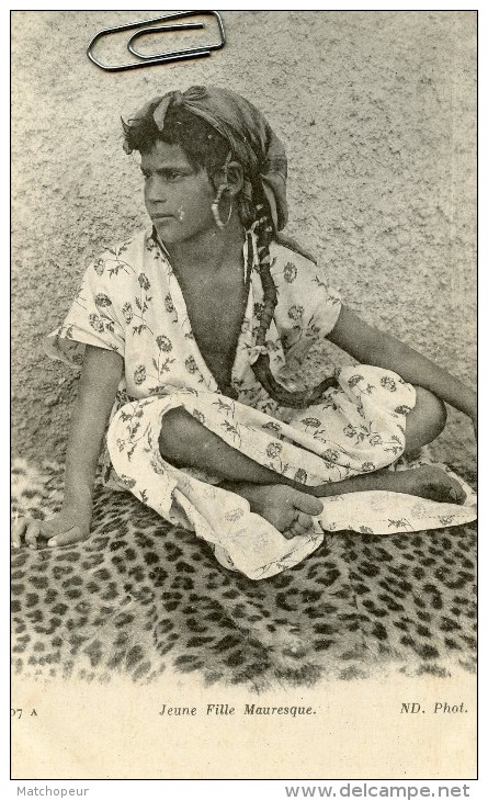 ALGERIE - JEUNE FILLE MAURESQUE - Enfants