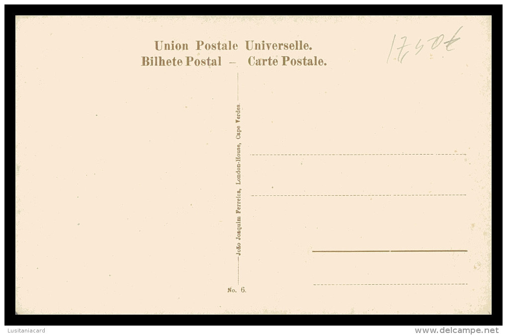 SÃO VICENTE - COSTUMES - ( Ed. João Joaquim Ferreira Nº 6) Carte Postale - Cape Verde