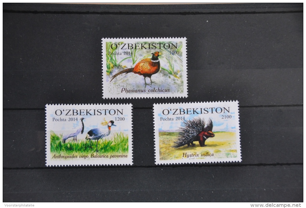 R 290 ++ UZBEKISTAN 2014 VOGELS BIRDS OISEAUX MNH ** - Autres & Non Classés