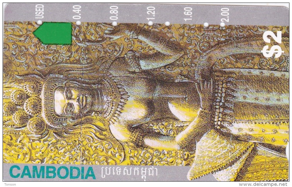 Cambodia, CBD-12, Dancer - Dancer - I952311, 2 Scans. - Cambodja