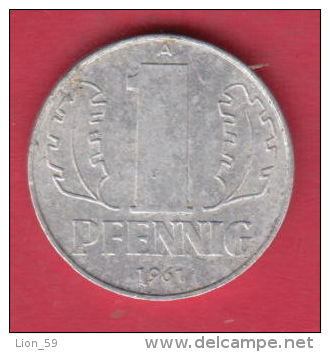 F4474 / - 1 Pfening 1961 (A) - DDR , Germany Deutschland Allemagne Germania - Coins Munzen Monnaies Monete - 1 Pfennig