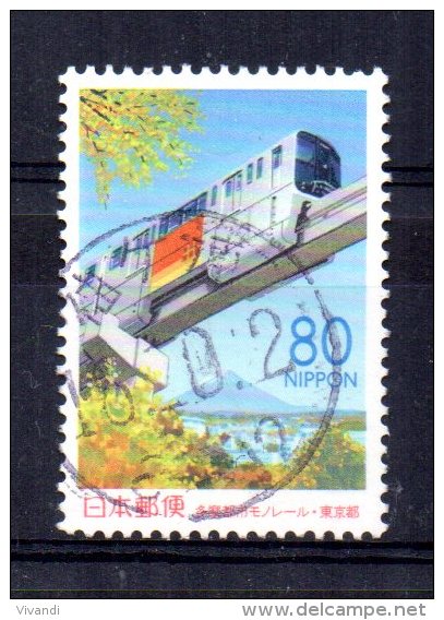 Japan/Tokyo - 1998 - Tama Monorail - Used - Oblitérés