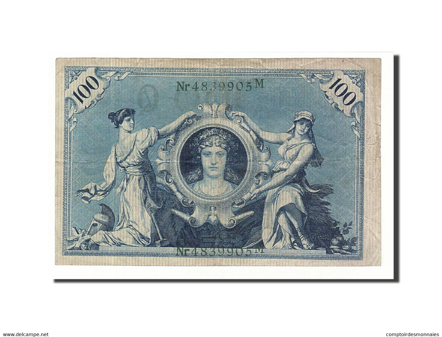 Billet, Allemagne, 100 Mark, 1908, 1908-02-07, KM:34, TB+ - 100 Mark