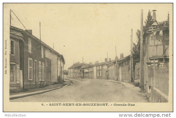 51 SAINT REMY EN BOUZEMONT / Grande Rue / - Saint Remy En Bouzemont