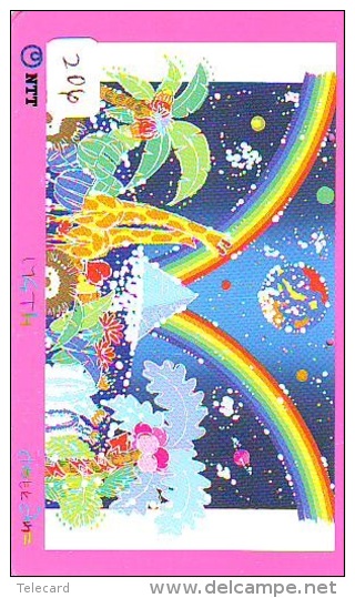 ARC EN CIEL - RAINBOW - Regenboog - Regenbogen Phonecard Telefonkarte (206) - Astronomy