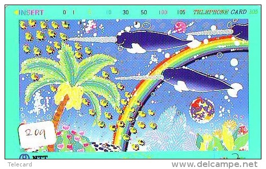 ARC EN CIEL - RAINBOW - Regenboog - Regenbogen Phonecard Telefonkarte (209) - Astronomy