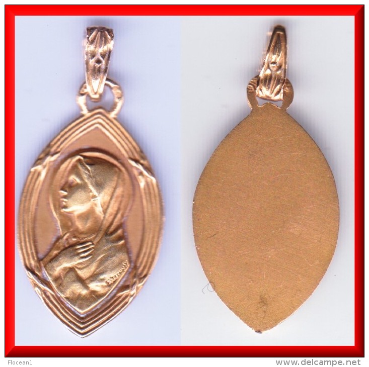 **** TRES JOLIE MEDAILLE PENDENTIF ANCIEN - VIERGE MARIE - OR 18 CARATS - GOLD **** EN ACHAT IMMEDIAT !!! - Pendentifs