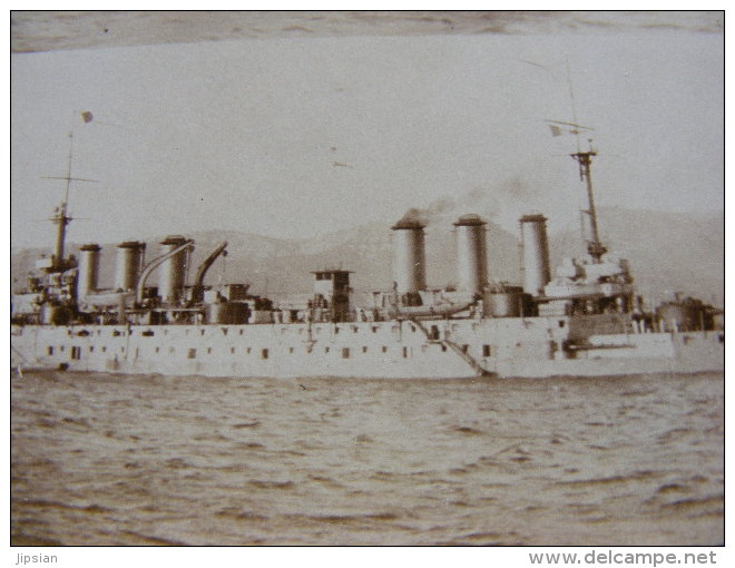Cpa  Carte Photo 3 Navires De Guerre ( Au Large D' Alger ?)  FEV16 10ter - Guerre
