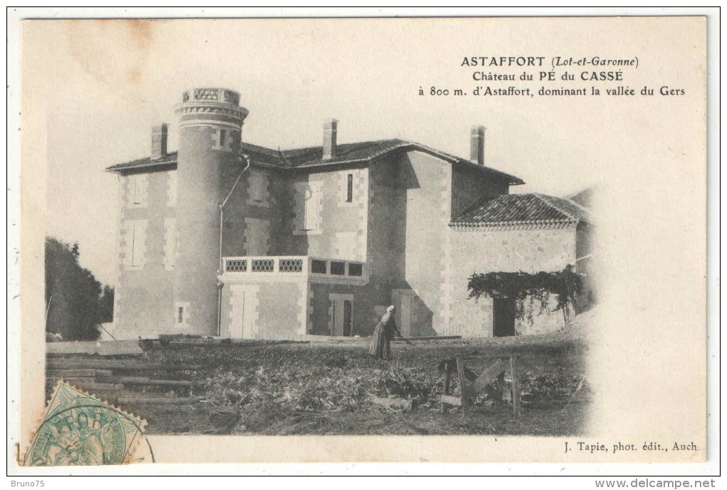 47 - ASTAFFORT - Château Du Pé Du Casse - Astaffort