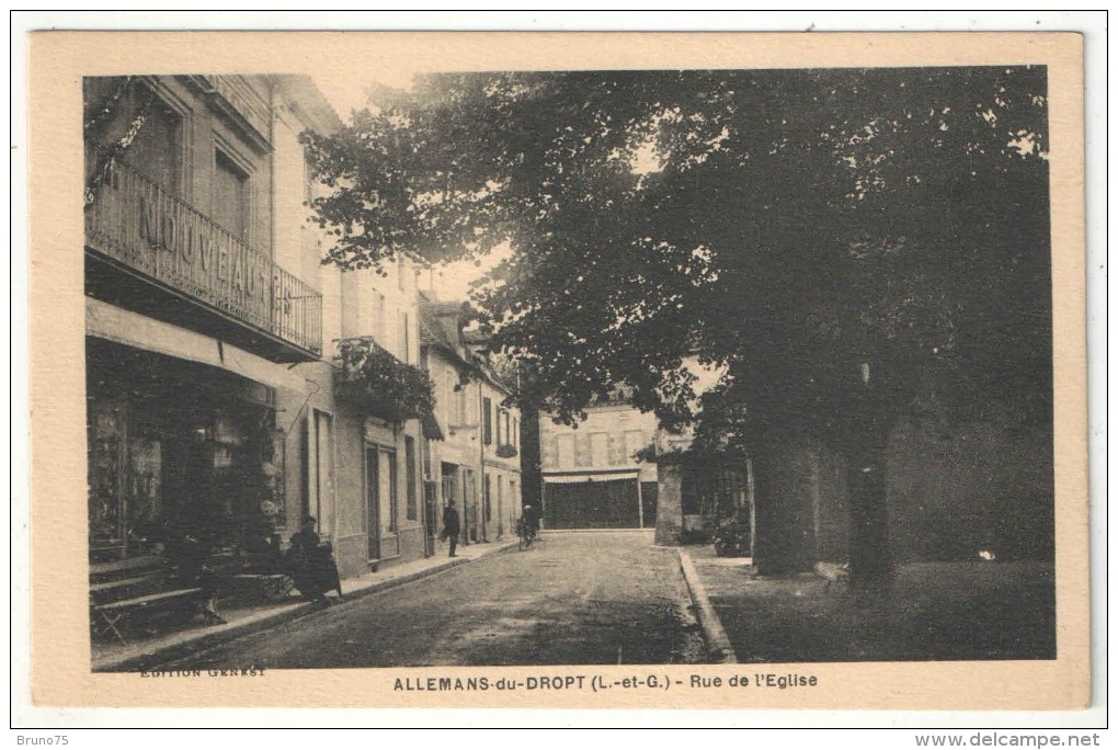 47 - ALLEMANS-DU-DROPT - Rue De L'Eglise - Astaffort