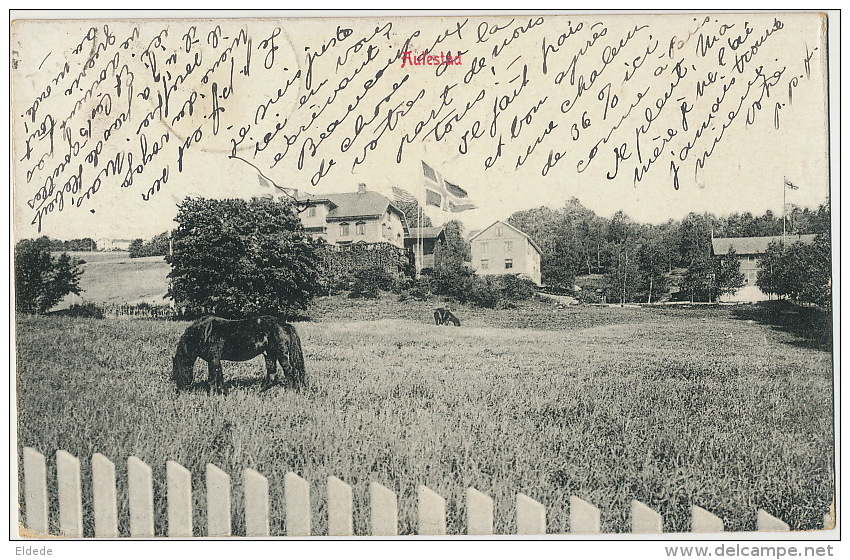 Aulestad Postally Used 1912 - Norvège