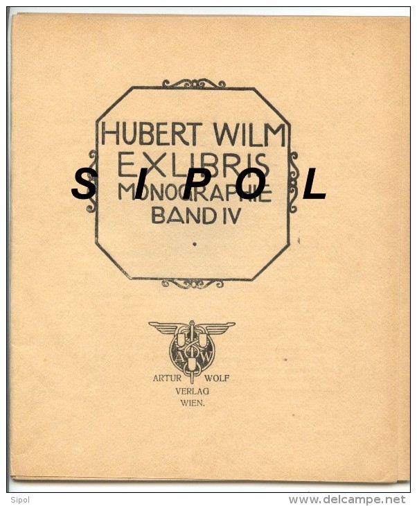 Hubert Wilm (1887-1953) Pochette De 4 Gravures Et 3 Lithos Sous Passe Partout N°27/225 Artur Wolf Wien  Année 1911 - Exlibris