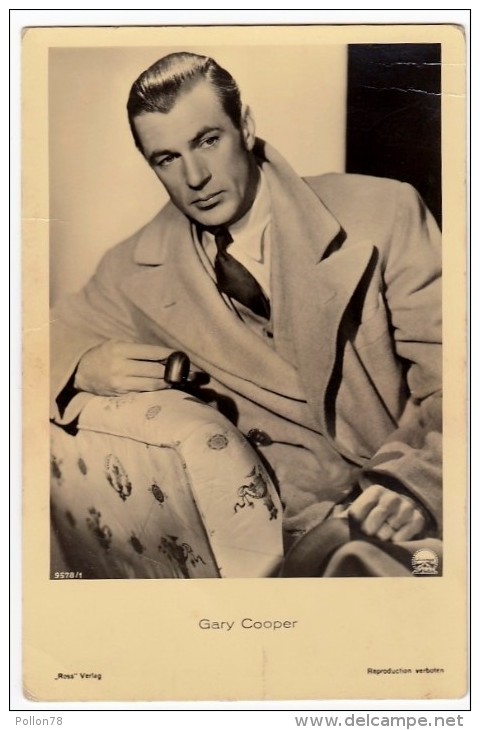 CINEMA - ATTORI - ATTRICI - GARY COOPER - Vedi Retro - Formato Piccolo - Actors