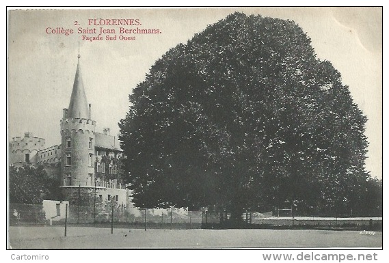 Belgique - Florennes - Collège Saint Jean Berchmans Façade Ouest - Florennes