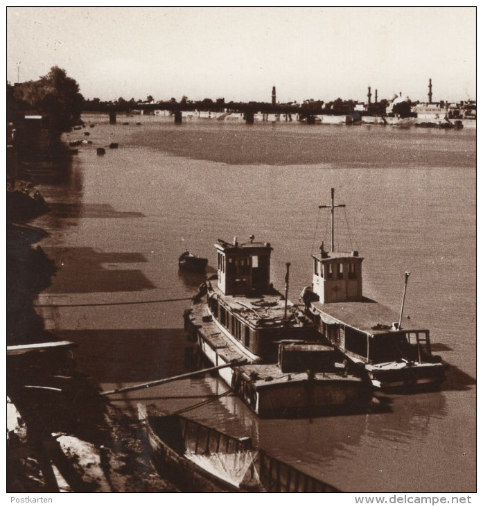 ALTE POSTKARTE TIGRIS GENERAL VIEW IN BAGHDAD Bagdad Irak Iraq Boot Ship Boat Postcard Cpa Ansichtskarte AK - Iraq