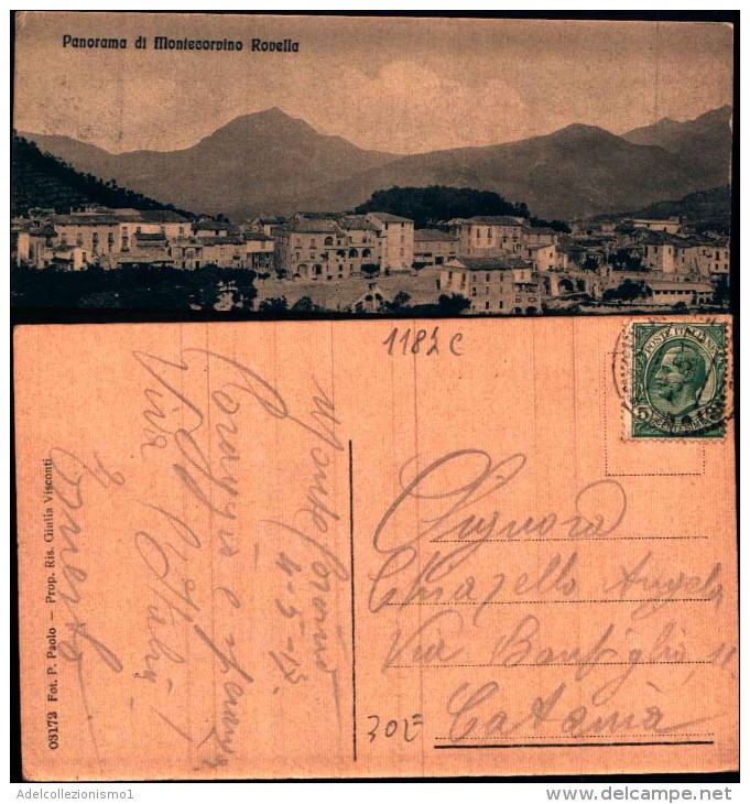 1187c) Cartolina Di Montecorvino Rovella-panorama-viaggiata - Altri & Non Classificati